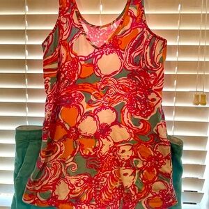Lilly Pulitzer Pink and Orange Tank Top